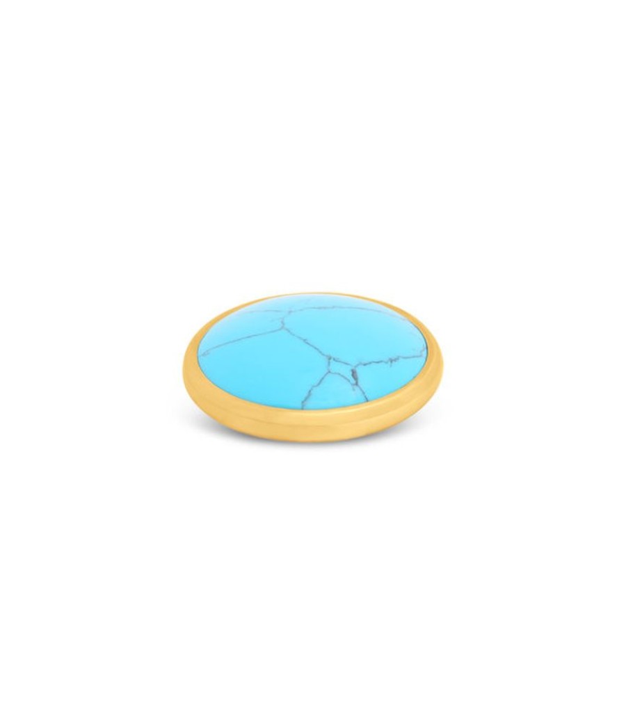 Juwelen MelanO | Melano Ko Gem Disc Turquoise