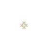 Juwelen Ania Haie | Ania Haie Piercing Sparkle Cross Barbell Single Gold