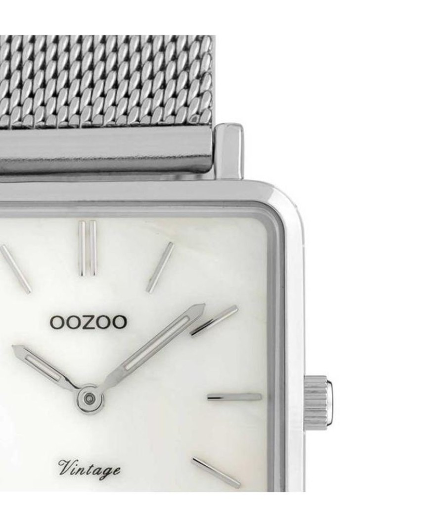 Uurwerken Oozoo | Oozoo Uurwerk Fresia Silver 29X29Mm