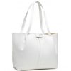 Handtassen Patrizia Pepe | Patrizia Pepe Medium Shopping Bag Bianco