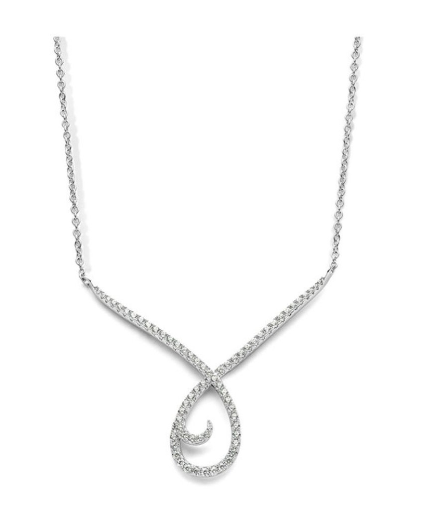 Juwelen Silver Rose | Silver Rose Halsketting Diara