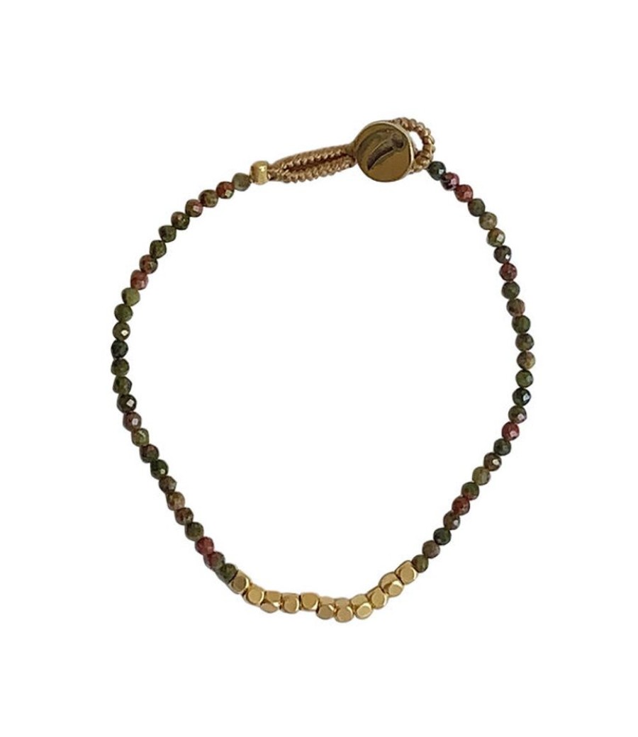 Juwelen Ibu Jewels | Ibu Jewels Armband Lulu Flash Unakite