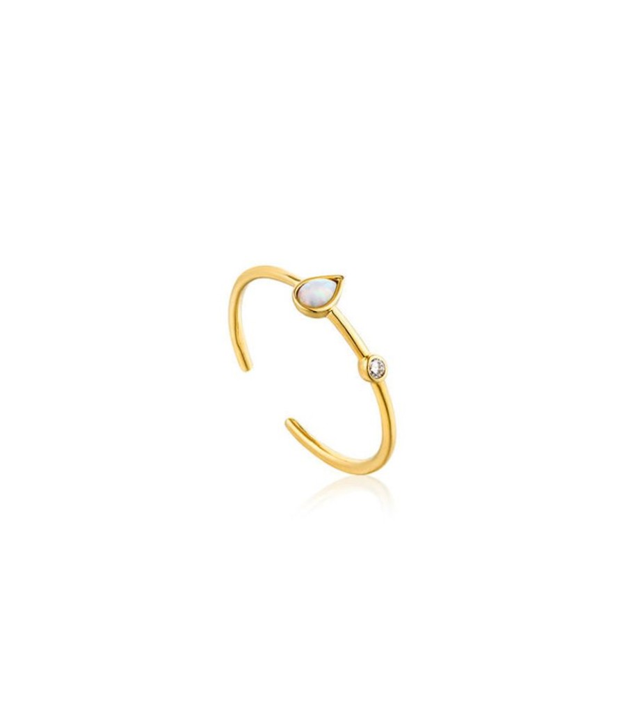 Juwelen Ania Haie | Ania Haie Ring Opal Raindrop Gold