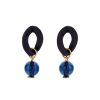 Juwelen Les Cordes | Les Cordes Oorring Kagan Donkerblauw