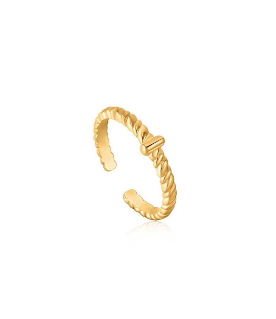 Juwelen Ania Haie | Ania Haie Ring Rope Twist Gold