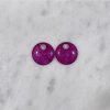 Juwelen Angelo Moretti | Angelo Moretti Oorring Drop Bieke Fuchsia