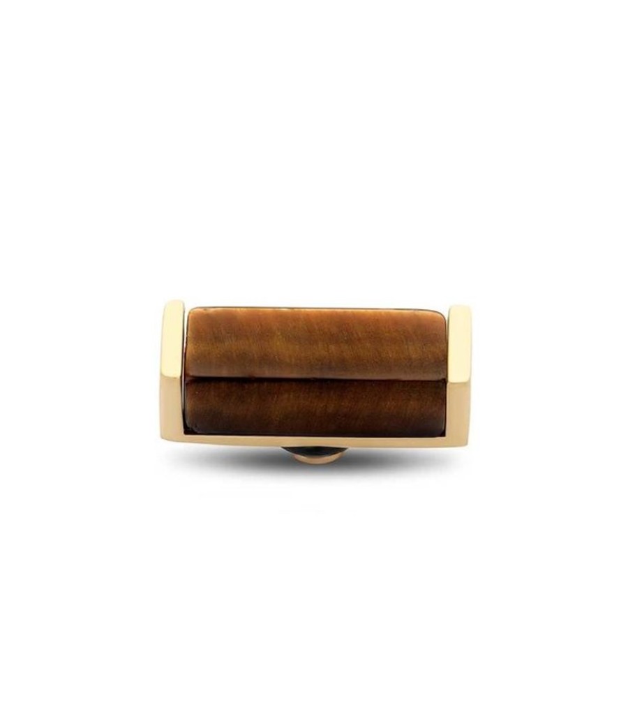 Juwelen MelanO | Melano Tw Gem Bar Yellow Tiger Eye