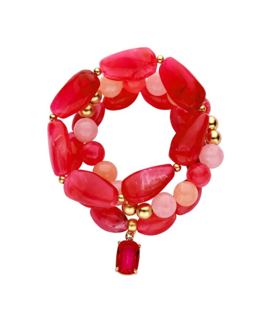 Juwelen Les Cordes | Les Cordes Armband Pan71 Fushia