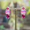 Juwelen Paviè | Pavie Oorring Melita Fuchsia