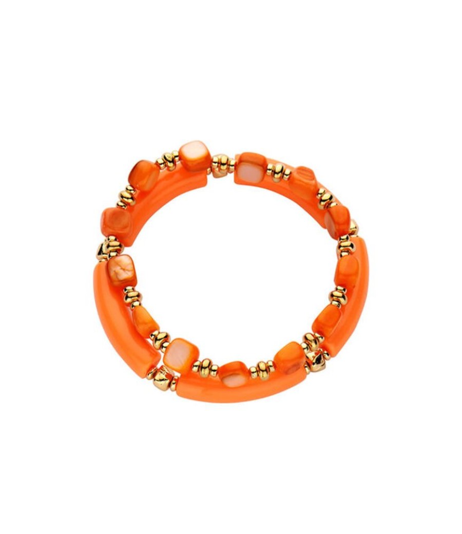 Juwelen Les Cordes | Les Cordes Armband Pan66 Oranje