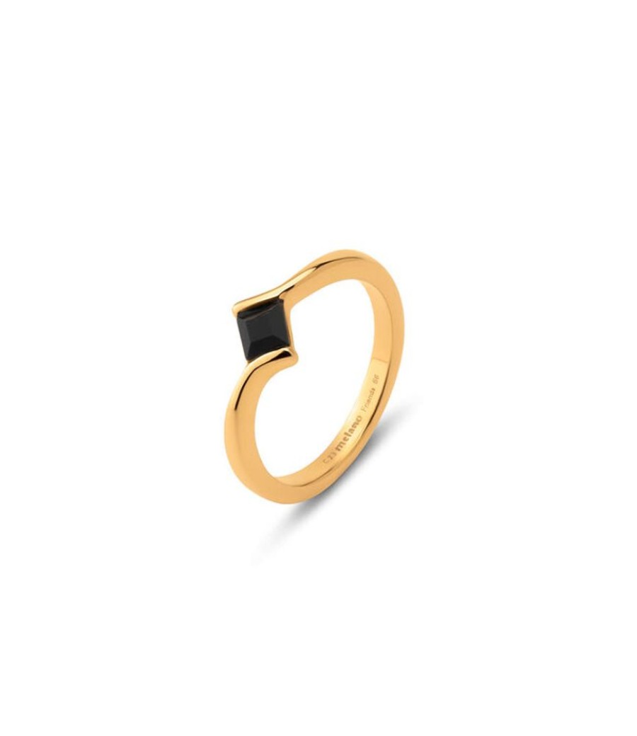 Juwelen MelanO | Melano Friends Evy Ring Black