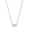 Juwelen Ania Haie | Ania Haie Halsketting Orb Gold/Rosequartz