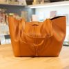 Handtassen Patrizia Pepe | Patrizia Pepe Handtas Large Shopping Bag New Cuoio