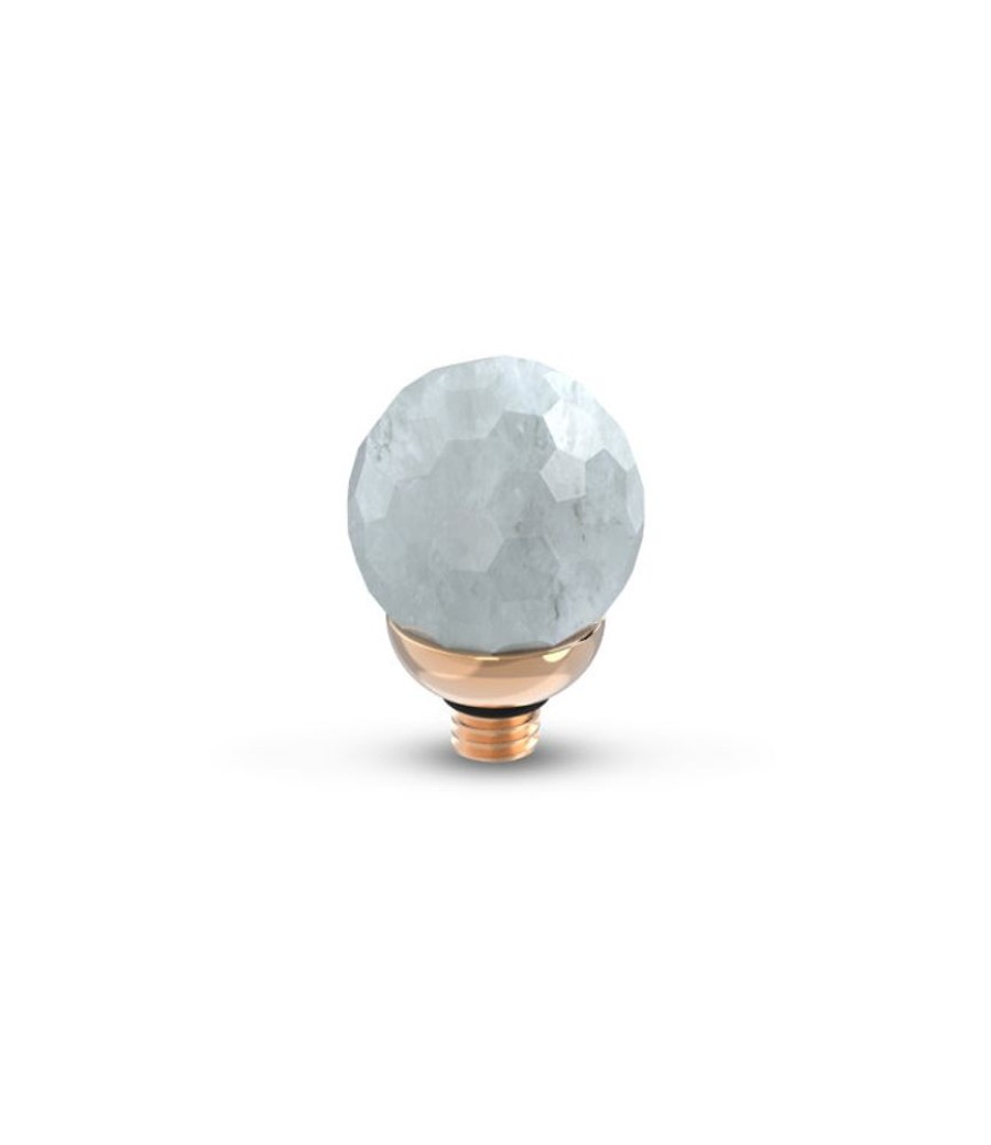 Juwelen MelanO | Melano Tw Gem Facet Ball White Jade