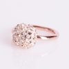 Juwelen Phantasya | Phantasya Ring Crystal Square Rosegold