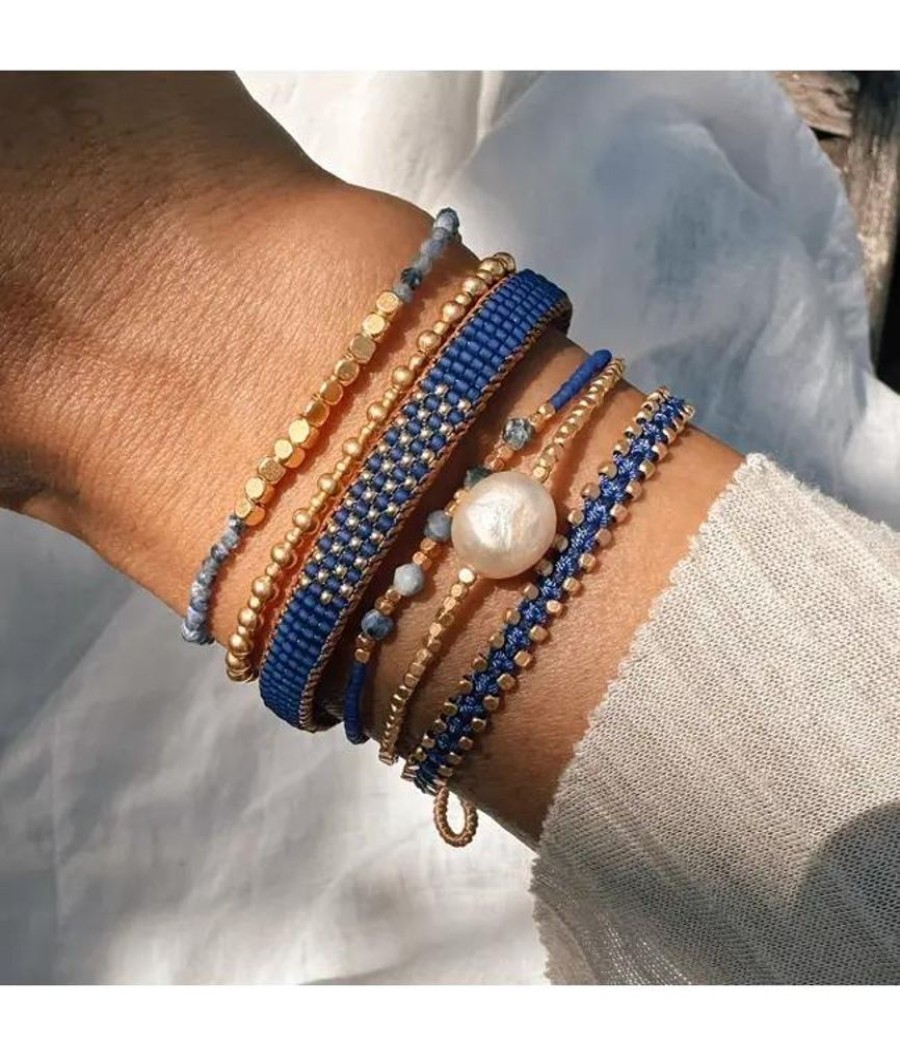 Juwelen Ibu Jewels | Ibu Jewels Armband Lulu Flash Blue Sodalite