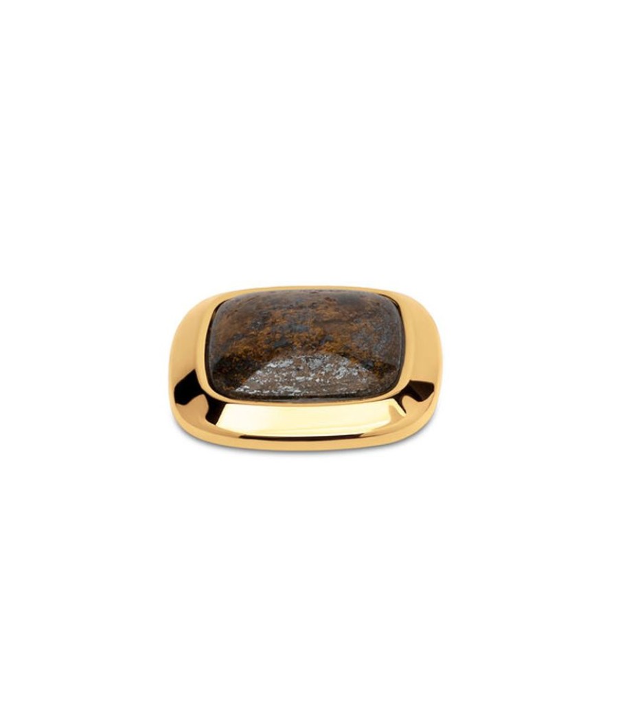 Juwelen MelanO | Melano Kosmic Gem Square S Fossil Coral