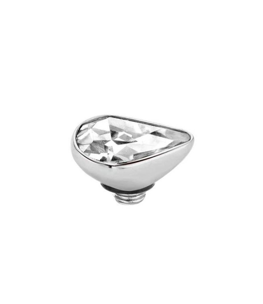 Juwelen MelanO | Melano Twisted Cz Setting Pear Ss, Crystal