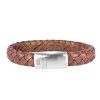 Heren Steel & Barnett | Steel & Barnett Leather Bracelet Cornall Caramel M