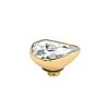 Juwelen MelanO | Melano Twisted Cz Setting Pear Gd, Crystal