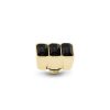 Juwelen MelanO | Melano Twisted Multi Baguette Jet Black Setting