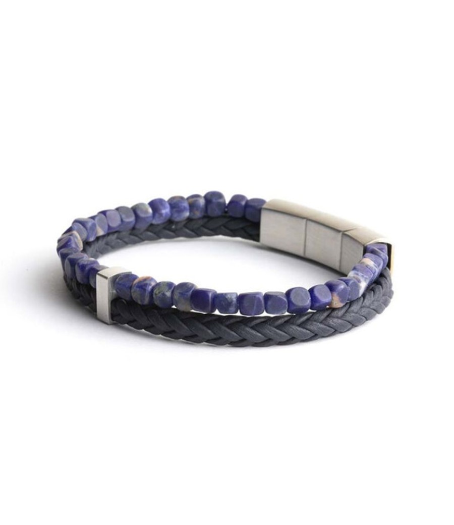 Heren Gemini | Gemini Armband Double Blue M-L