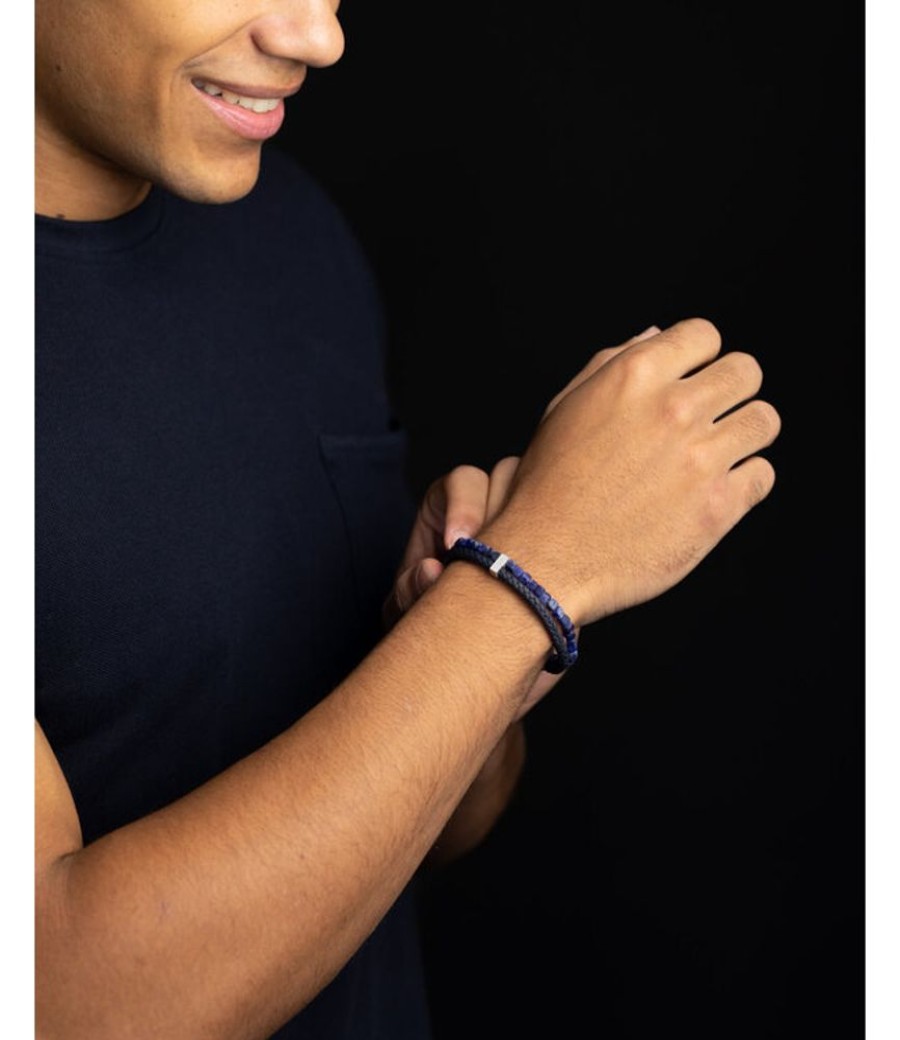 Heren Gemini | Gemini Armband Double Blue M-L