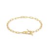 Juwelen Ania Haie | Ania Haie Armband Gold Knot T Bar Chain