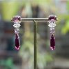 Juwelen Paviè | Pavie Oorring Angelina Fuchsia