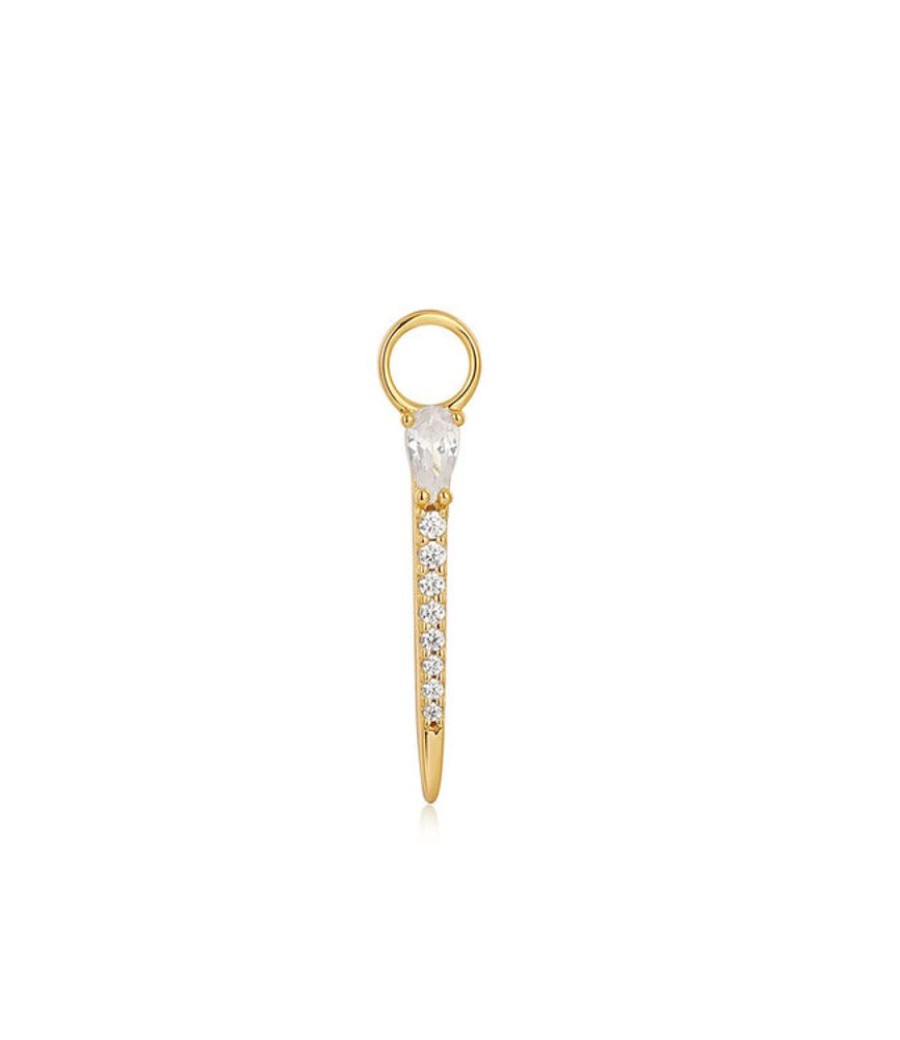 Juwelen Ania Haie | Ania Haie Charm Earring Gold Sparkle Bar