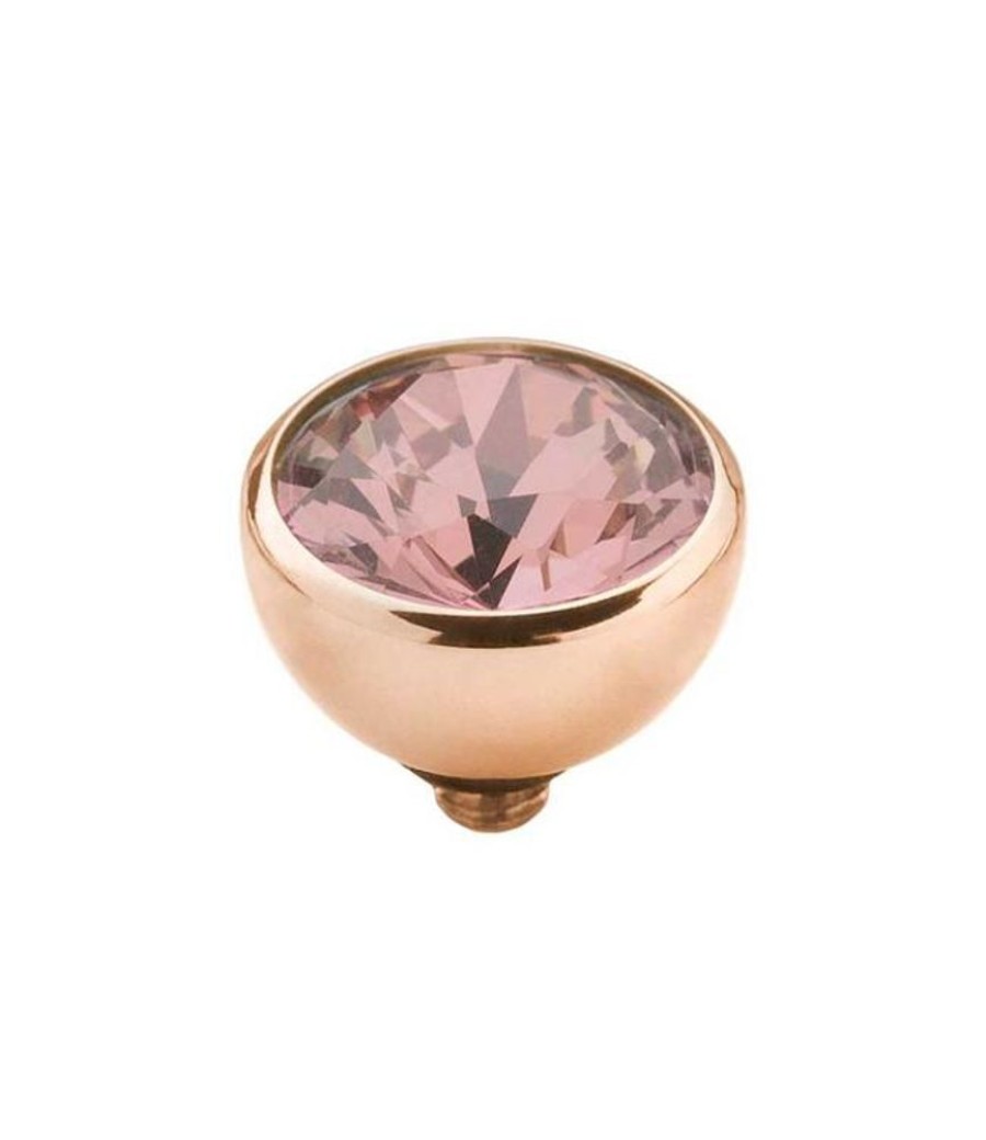 Juwelen MelanO | Melano Twisted Cz Setting, Rg, Blush