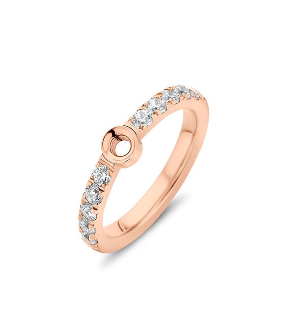 Juwelen MelanO | Melano Twisted Petite Crystal Ring