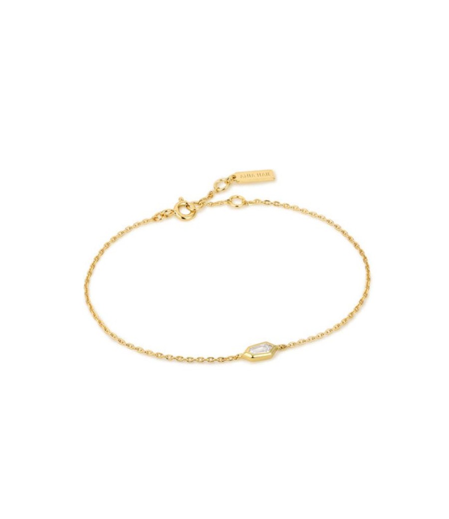 Juwelen Ania Haie | Ania Haie Armband Sparkle Emblem Gold