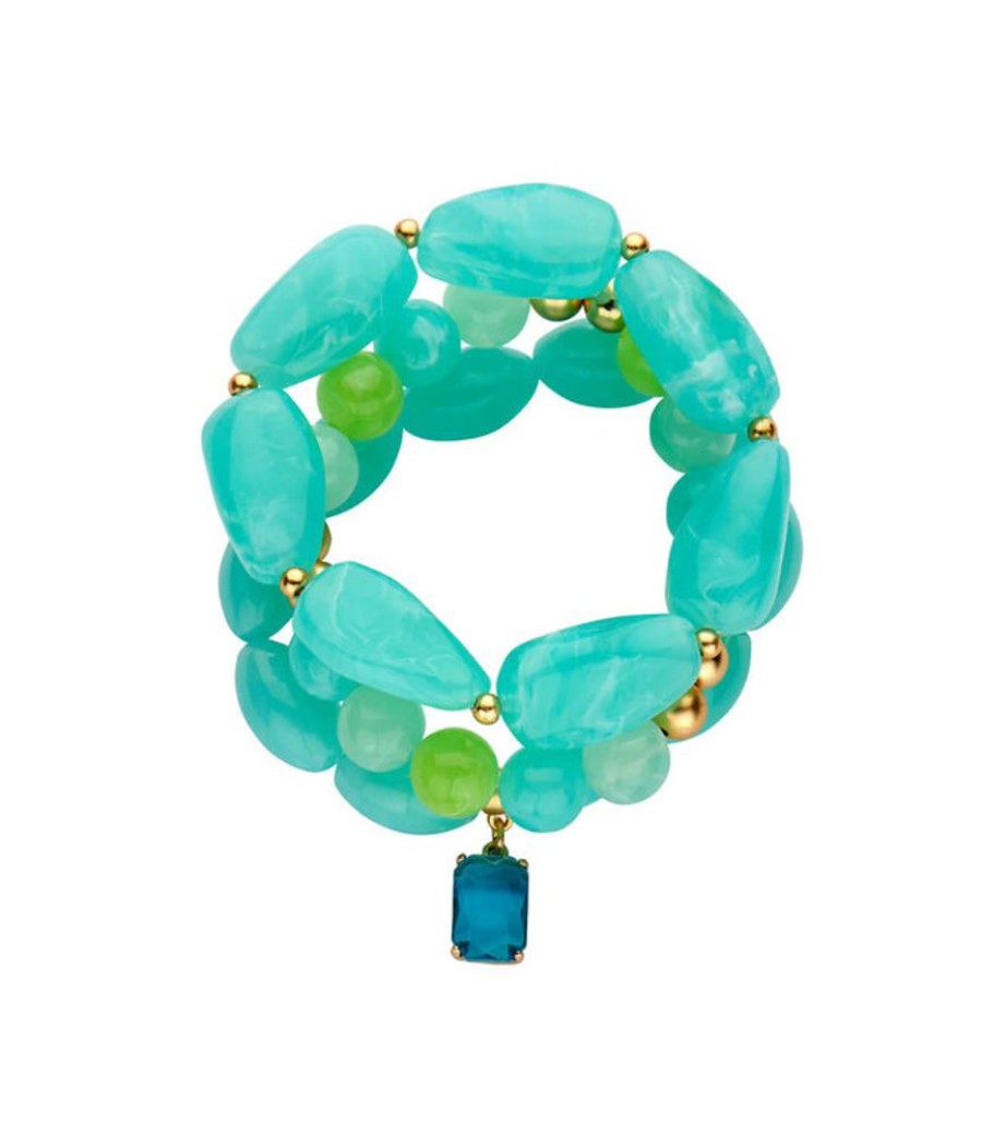 Juwelen Les Cordes | Les Cordes Armband Pan71 Turquoise