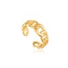 Juwelen Ania Haie | Ania Haie Ring Curb Chain Goud