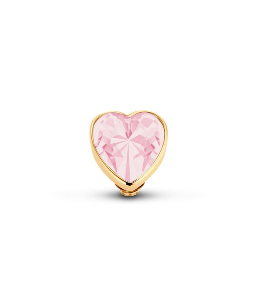 Juwelen MelanO | Melano Twisted Heart Milk Pink