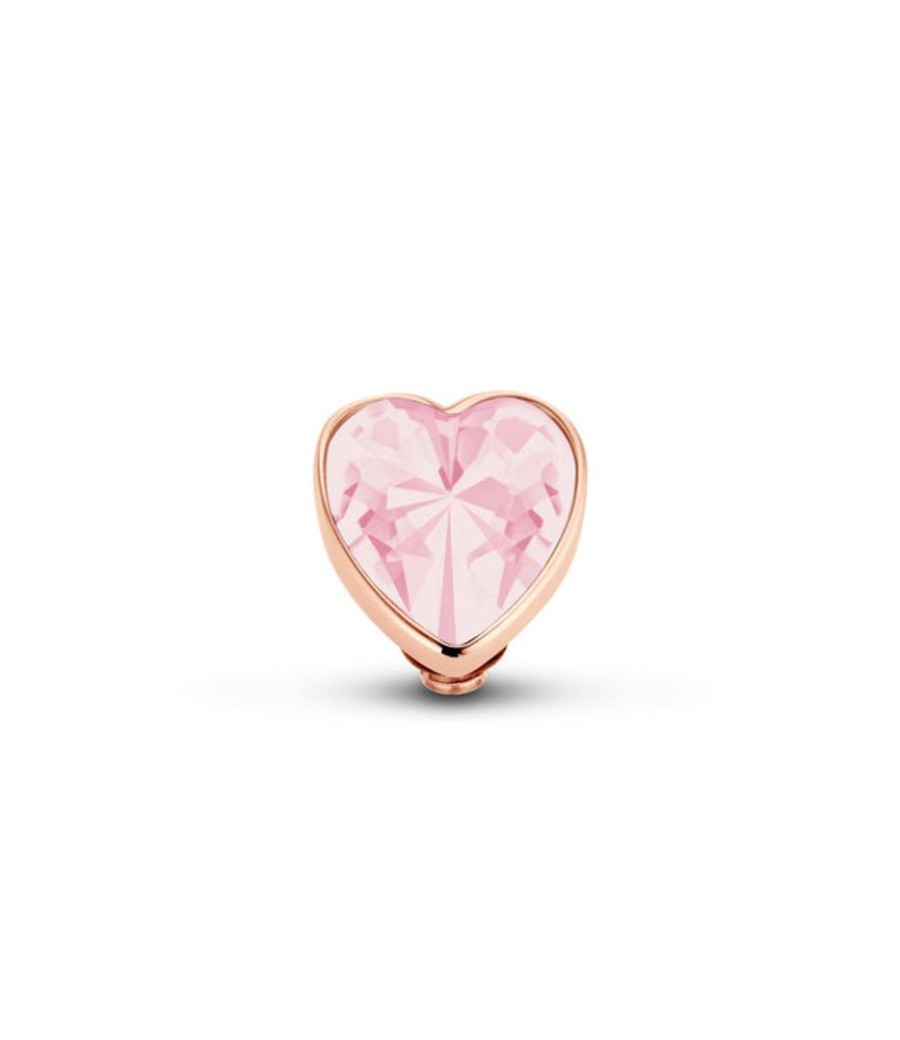 Juwelen MelanO | Melano Twisted Heart Milk Pink