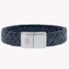 Heren Steel & Barnett | Steel & Barnett Leather Bracelet Preston Marine M