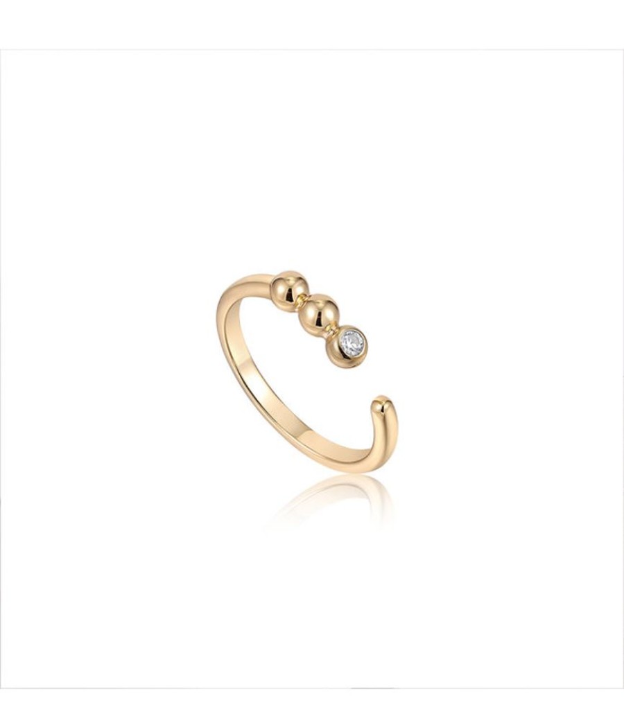 Juwelen Ania Haie | Ania Haie Ring Orb Sparkle Gold