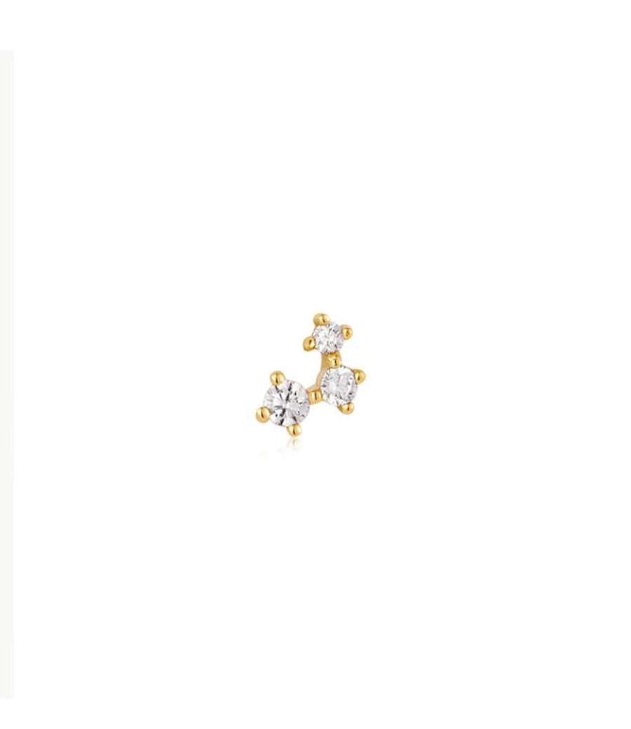 Juwelen Ania Haie | Ania Haie Piercing Sparkle Galaxy Barbell Single Gold