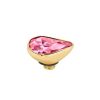 Juwelen MelanO | Melano Twisted Cz Setting Pear Gd, Rose