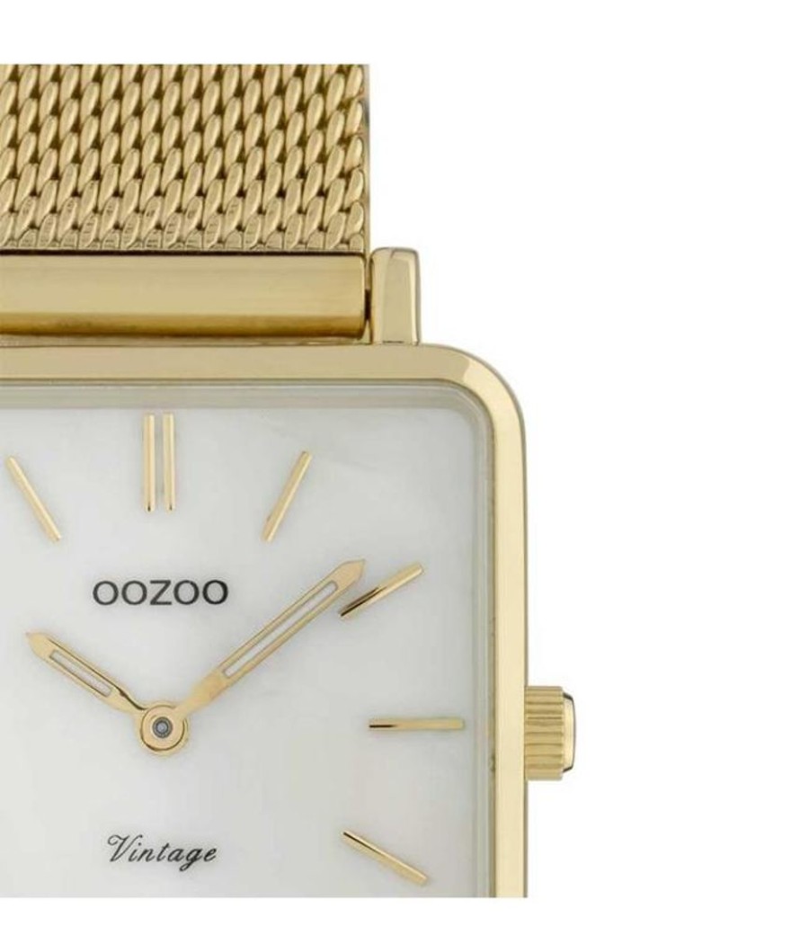 Uurwerken Oozoo | Oozoo Uurwerk Fresia Gold 29X29Mm