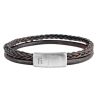 Heren Steel & Barnett | Steel & Barnett Leather Bracelet Denby Brown M