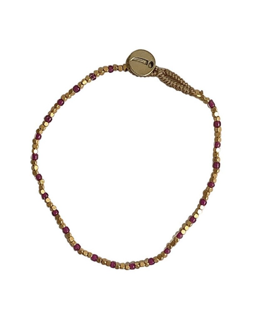 Juwelen Ibu Jewels | Ibu Jewels Armband Lulu Maxie Maroon