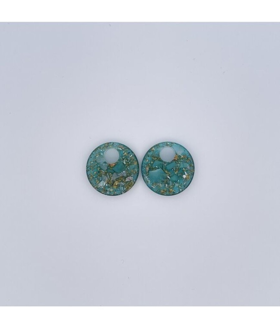 Juwelen Angelo Moretti | Angelo Moretti Oorring Drop Bieke Turquoise