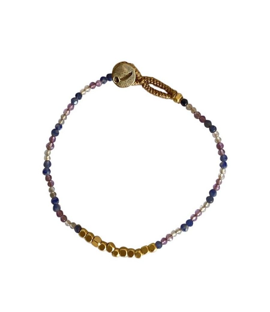 Juwelen Ibu Jewels | Ibu Jewels Armband Lulu Flash Multi Violet