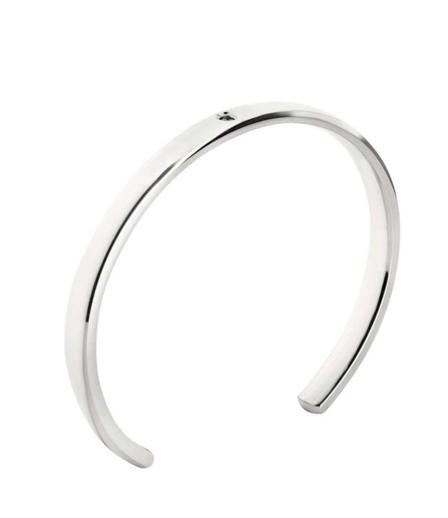 Juwelen MelanO | Melano Twisted Bangle, Stainless Steel