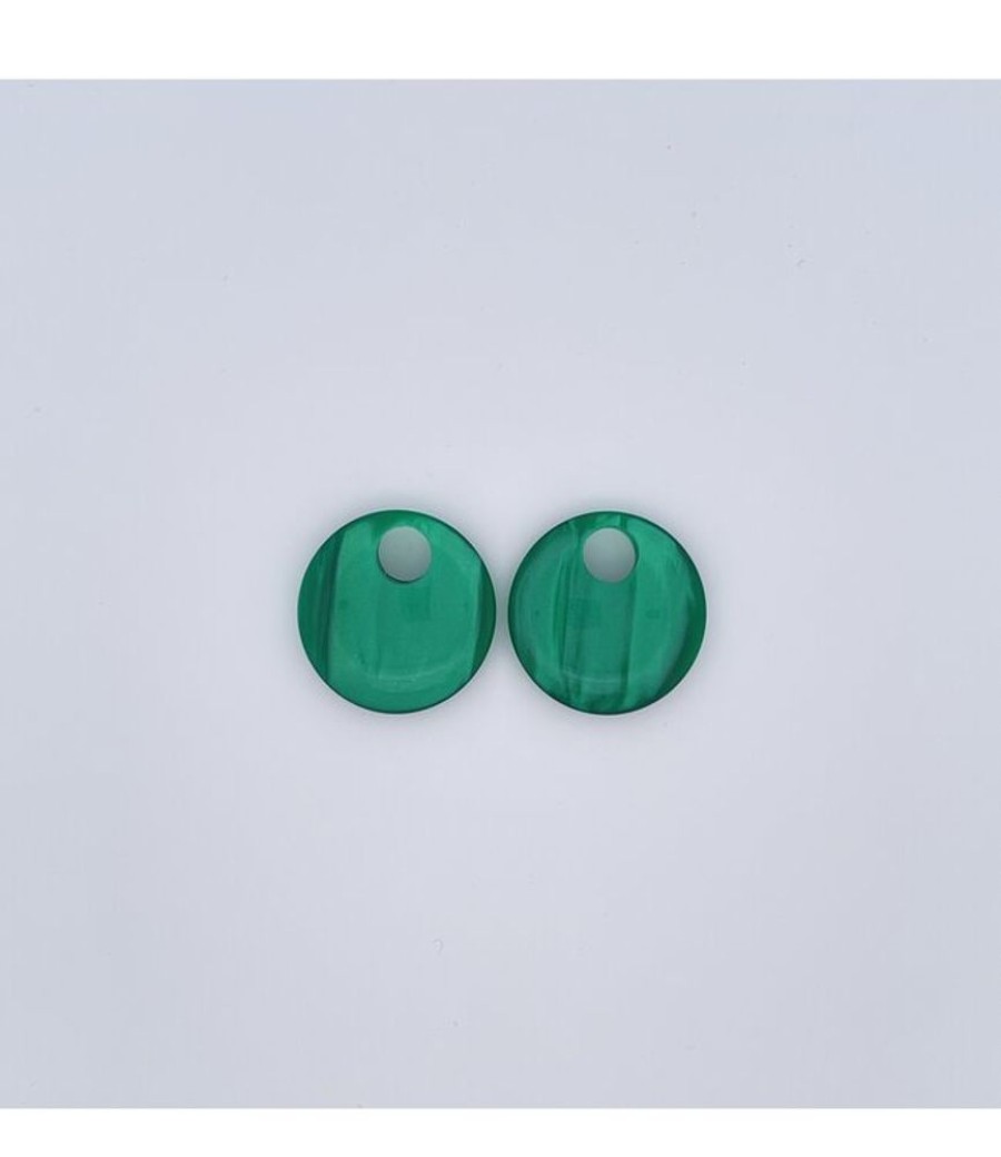 Juwelen Angelo Moretti | Angelo Moretti Oorring Drop Bieke Green