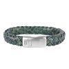 Heren Steel & Barnett | Steel & Barnett Leather Bracelet Cornall Dark Green M