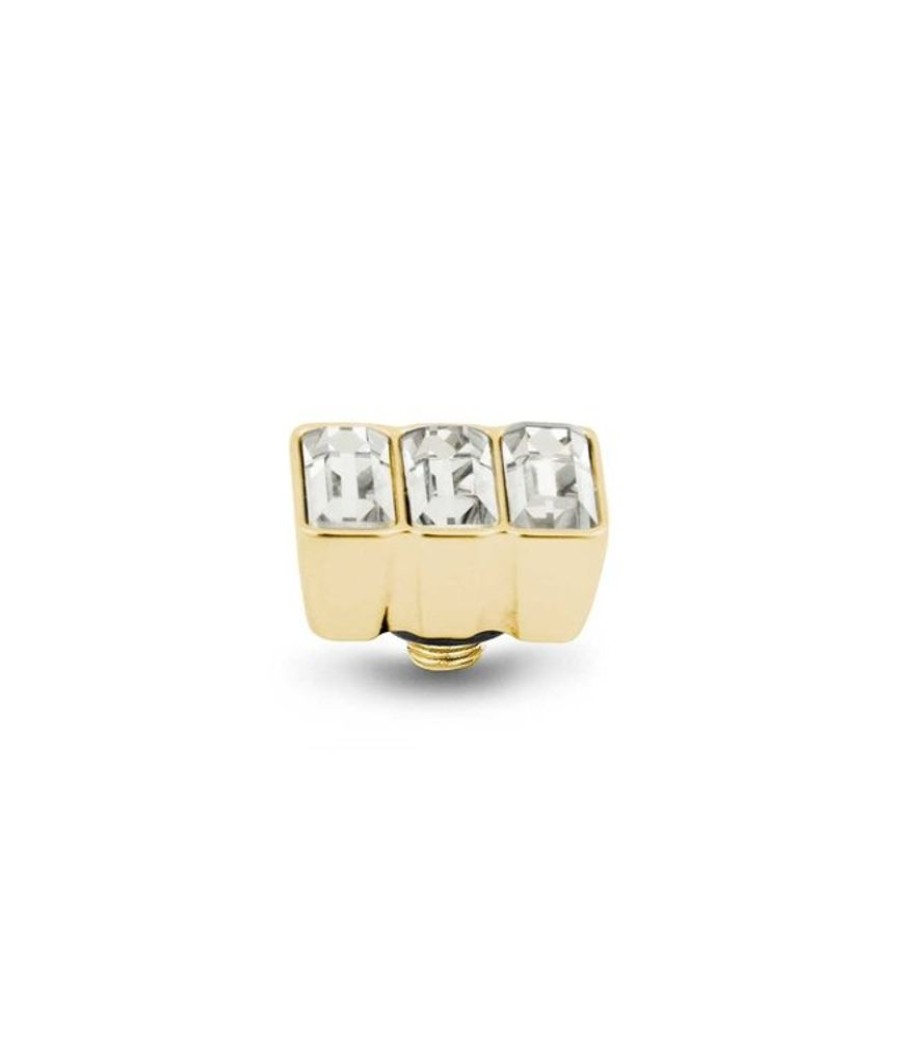 Juwelen MelanO | Melano Twisted Multi Baguette Crystal Setting